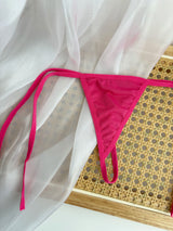 Personalized Custom Rhinestone Letter Name  Low Waist Strap Thong G-String Tanga Underwear Bikini Wife Girlfriend Custom Gift