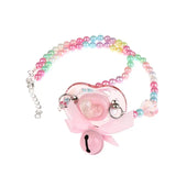 【Beautiful】Sweet Beads Chain Pacifier Gag Collar Couple Toy Soft Silicone High-end Adult Pacifier Creating An Exclusive Luxury