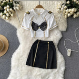 Women Sets Ruffled Apron Shorts Headband Maid Cosplay Costume Rabbit Officer Party Park Performance Sexy Suits Hotsweet Clothes