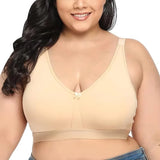 Sheroine Plus Size Women Wireless Bras Full Coverage Soft Seamless Underwear Breathable Lingerie Non-Padded Comfort Bra