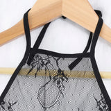 Sexy Lingerie Hollowed Out Suit Transparent and Seductive Mesh See Through Sets for Women Porn Lace Bra Lingerie Sets Intimates