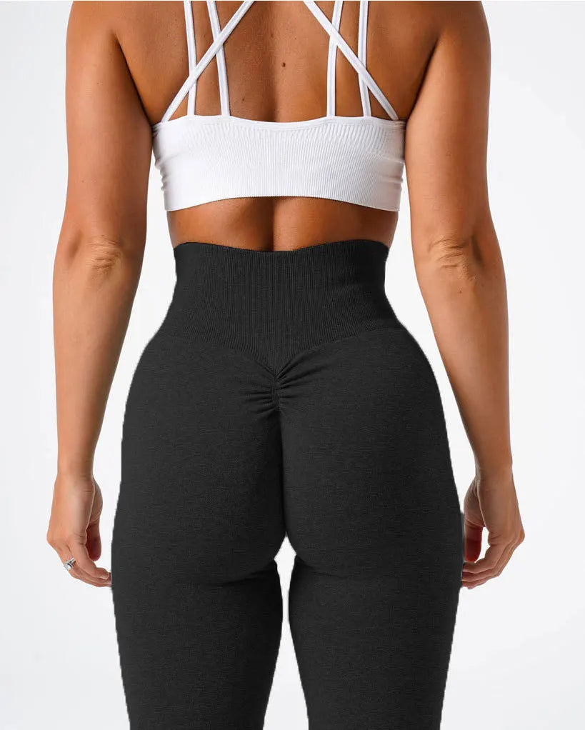 Scrunch Bum Tights Yoga Pants Leggings Women Seamless Sports Yoga Pant High Waist Ribbed Gym Clothes Fitness Workout Wear
