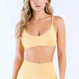 HISTELLO Impact Scoop Neck Bra Seamless Women Sports GYM Underwear Sexy Backless Yoga Clothing Naked Feeling Workout Fitness Bra