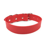 Punk Red PU Personalized Custom Letters Collars Choker Necklace Sexy Customized Name Buckle Chocker Jewelry
