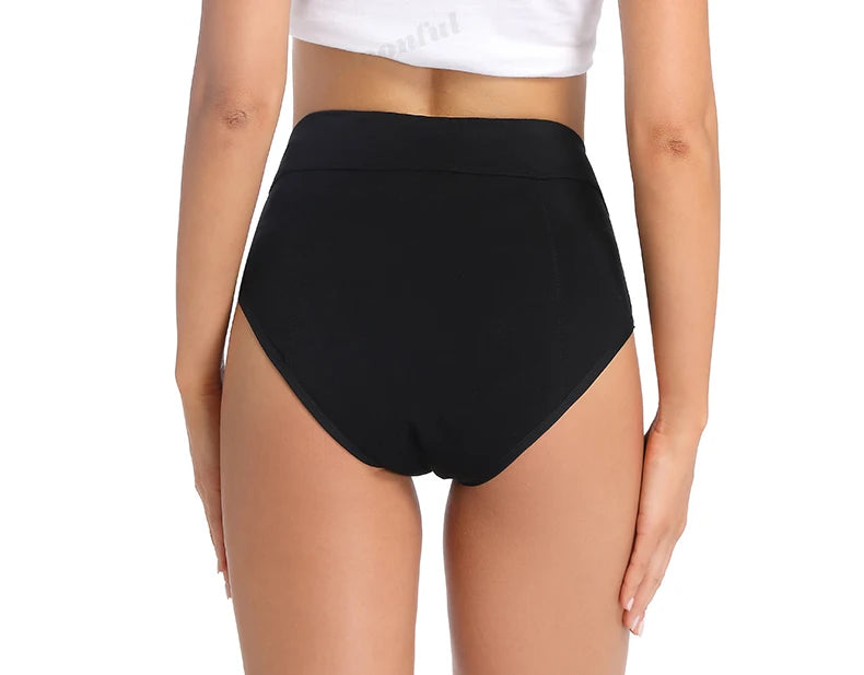 4 Layer Very Abundant Bamboo Period Panties for Heavy Flow Women Menstrual Panties Overnight High Waist Period Underwear
