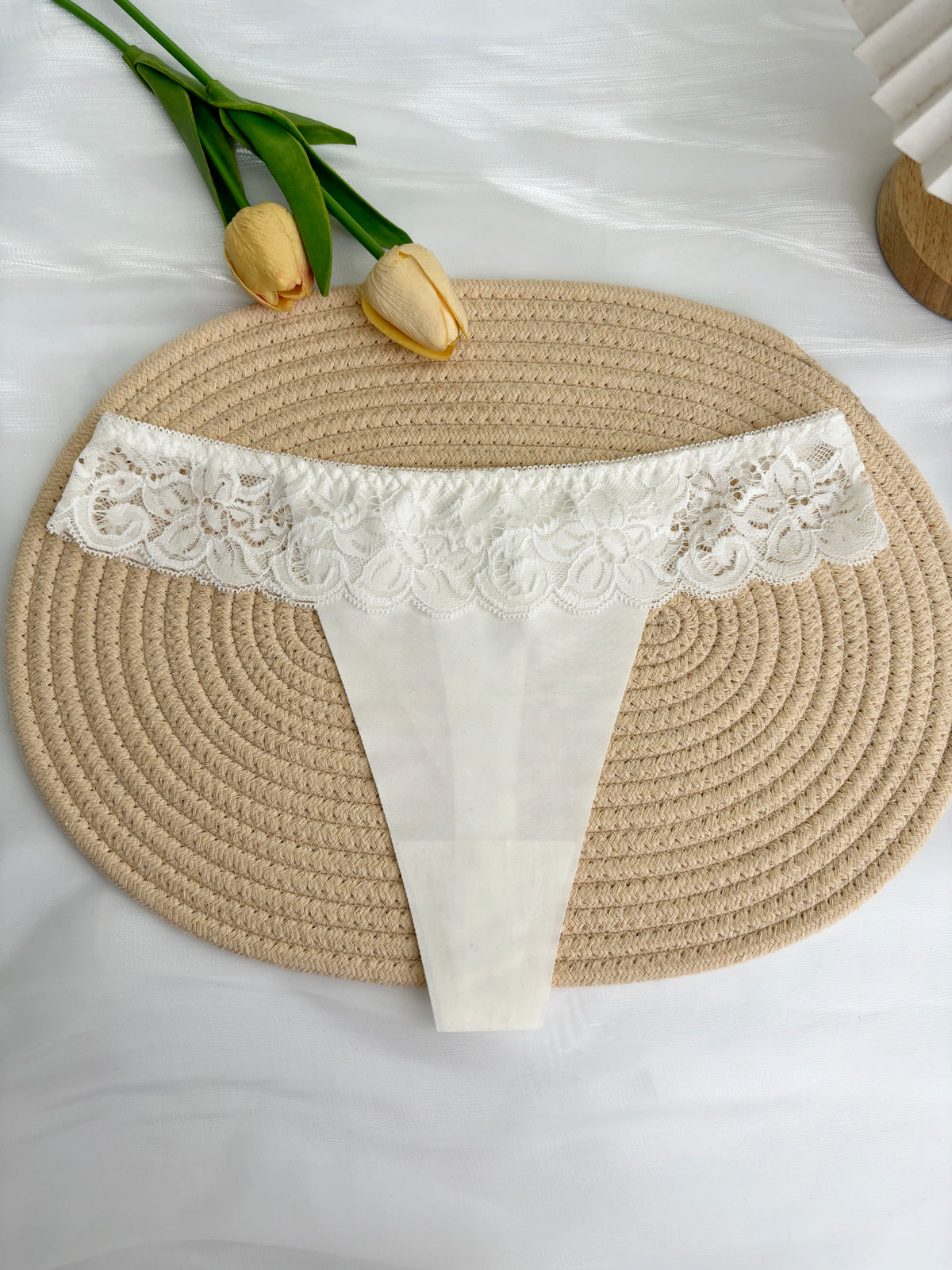 Personalized Custom Thong Name Crystal Letter G-String Low Waisted Lace Thong Ice Silk Bikini Panties Hot Wife Girlfriend Gift