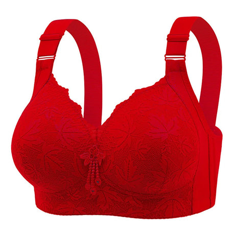 Wireless Woman's Bra Adjustable Straps Sexy Brassiere Lace Trim Side Ladies' Support Gathering Full Cup Lingerie Girl Bra Daily
