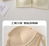 Front Fasten Balconette Bra Strapless - Lift Support Bralette Petite, Non Slip Invisible Comfort Everyday Wear Enhance Small Cup