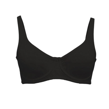 Women's Unlined Balconette Sport Bra Underwire Supportive Plus Size Daily Comfort Smooth Scoop Neck Invisible Under Every Outfit