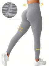 Women's Leggings Seamless Peach Hip Yoga Pants for Women, High Waist, Waist and Hip Lifting Fitness Pants