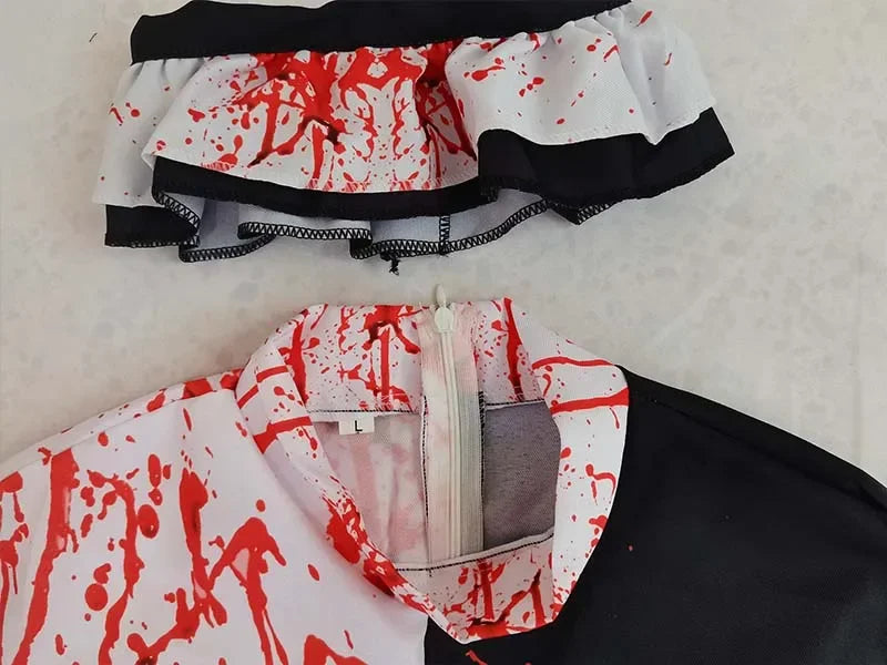 Art The Clown Cosplay Costume ‌Terrifierr 3 Bloody Outfits Killer Clowns Jumpsuits for Halloween Carnival Party Horror Costumes
