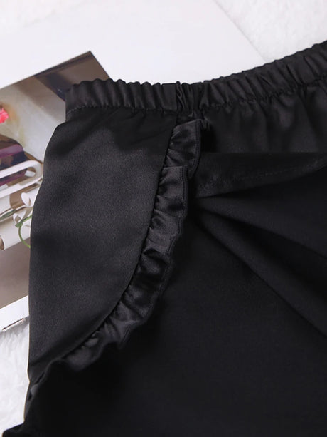 Pajama Sets Patchwork Lace Robe Sets With Bra Satin Sexy Underwear Set Woman 3 Pieces Sleepwear Sets Bathrobes 2023 Nightwear