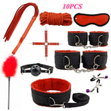 SM Sex Products BDSM Bondage Set Handcuffs Anal plug Tail Whip Gag Vibrat Adult Toys Exotic Accessories Sex Toys for Couples