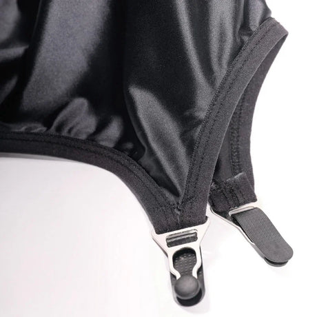 Sexy multi choices Luxury Garter Belt Women Glossy Satin Mini Skirt Metal Clips Garter Suspender Belt For OL sexy dancer sm game
