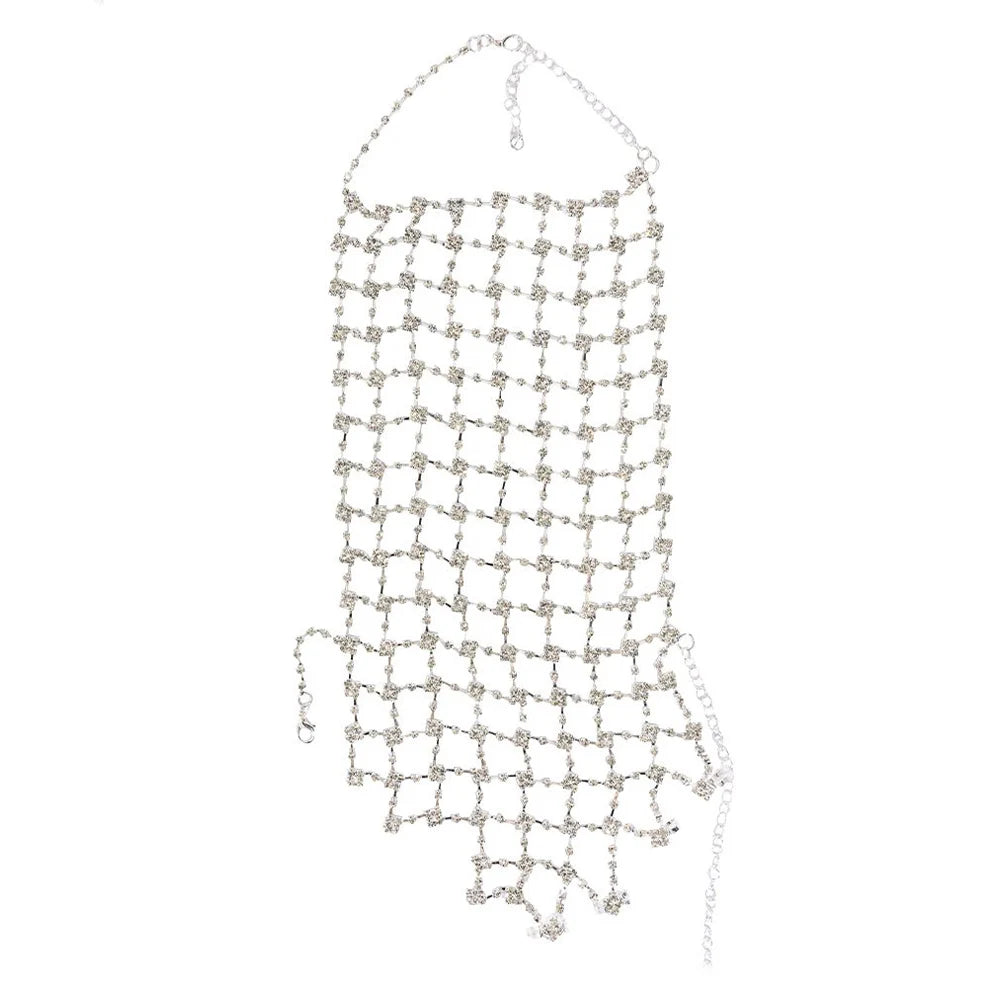 Stonefans Long Mesh Bracelet Women Luxury Performance Charm Fashion Ring Arm Chain Jewelry Hand Accessory Wedding Dangle Party