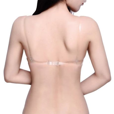 Summer Transparent TPU Lift Up Bra for Women Sexy Invisible See Through Bras Simple Design Bikini Cup Wedding Party Underwear