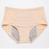 2pcs Women's Physiological Briefs Girl Menstrual Panties Ladies Period Leak Proof Panty Mid Waist Ice Silk Underwear