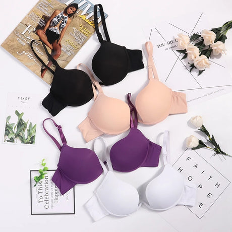 Sexy Deep V Backless Bras Women Seamless Bra Support Small Chest Push-up Lingerie 6 Ways To Wear Wedding Party Dress Underwear