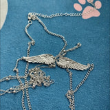 Antique Fashion Waist Chain for Women Charm Double Layer Angel Wings Body Chain Bikini Summer Beach Accessory Jewelry Gift