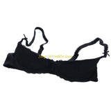 Women's Balconette Bra with Push Up Effect 1/4 Cup Lace Bra Underwired Low Cut Bra Bows Shelf Bra Bralette Lingerie
