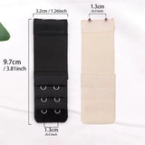 3Pcs Bra Extenders Strap Extension 2 Hooks 3 Rows Women Intimates Lengthened Bra Hook Extender Bra Intimates Accessories