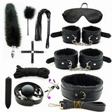SM Sex Products BDSM Bondage Set Handcuffs Anal plug Tail Whip Gag Vibrat Adult Toys Exotic Accessories Sex Toys for Couples