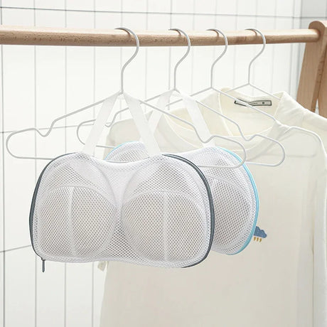 Bra Laundry Bag: Portable, Foldable, Lingerie Mesh Washing Bags for Underwear Protection—Household Pouch