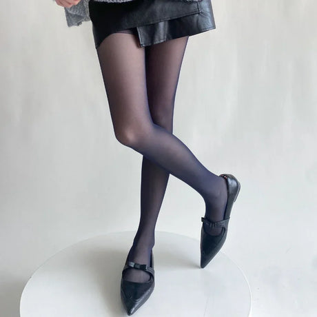 Blue Green Ultra-thin Nylon Thigh High Stockings Pantyhoses Women Sexy Women Tights Velvet Sexy Lingeries Hosiery Body Stockings