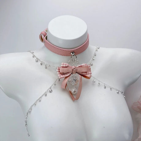 New Erotic Nipple Clamps Pink Collar Bell Body Chain Glowing Fox Tail Butt Plugs BDSM Training Sexy Accessories Adult Sex Toys