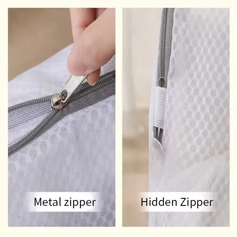 Laundry Hand Bags Reusable Washing Machine Clothing Care Wash Bag Mesh Net Bra Socks Lingerie Underwear Laundry Storage Upgraded
