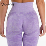 Scrunch Butt Sports Leggings Booty Fitness Tights Gym Leggings Sportswear Camo Seamless Leggings Women High Waist Yoga Pants