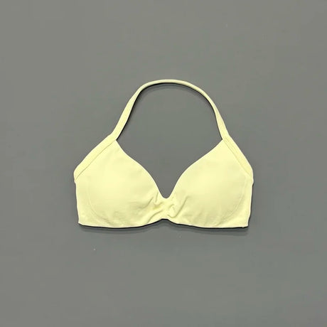 HISTELLO Strappy Bra Women Seamless Gym Underwear High Support Halter Sexy Sports Pilates Clothing Push-up Yoga Workout Tank Top