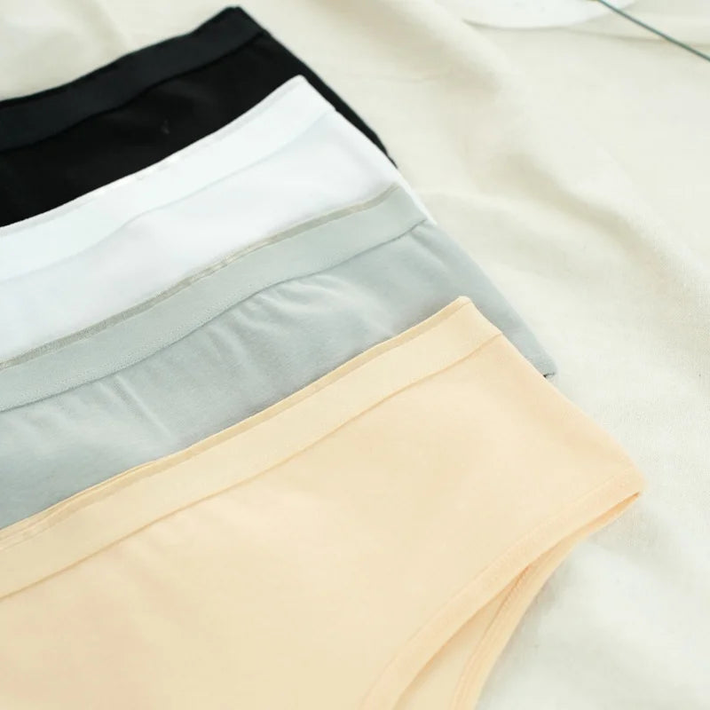 6 Pack Women's High Waisted Thong Cotton Underwear Ribbed Soft Breathable Panties Soft Stretch Intimates Sexy Lingerie S-XL