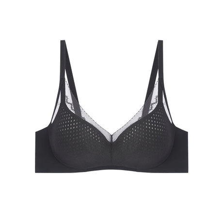 Big Chest Appears Small Bra for Women Lightweight Breathable Seamless Soft Support Breast Collection Anti Sagging Bra OWD6105