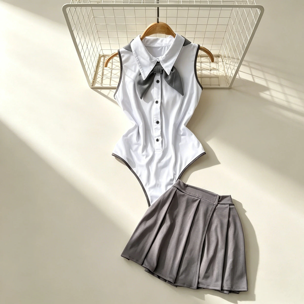 Women Sets Ruffled Apron Shorts Headband Maid Cosplay Costume Rabbit Officer Party Park Performance Sexy Suits Hotsweet Clothes