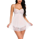 Exotic Women Lace Silk Satin Night Dress  Pajamas Nightgown Plus Size Sleepwear Nightgown Sexy Nightwear Sleepshirts for Women