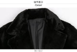 Mauroicardi Winter Long White Black Warm Thick Soft Flowy Fluffy Faux Fur Coat Women Sashes Loose Casual Furry Overcoat 2024