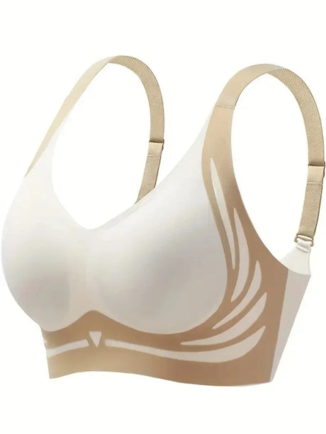 3Pcs/Set Women's Push-up Gather Wireless Bra Women Gathered Up Soft Support Adjustable Underwear Anti-sagging Seamless Bra M-2XL
