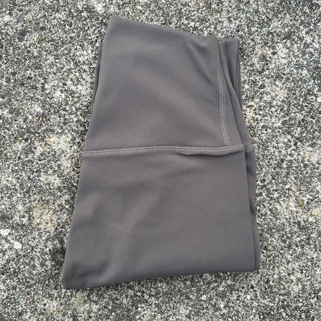 Solid Color Back Waist Pocket High Waist Yoga Legging Women Sport Cropped Pants Butter Athletic Gym Comprehensive Training Jog