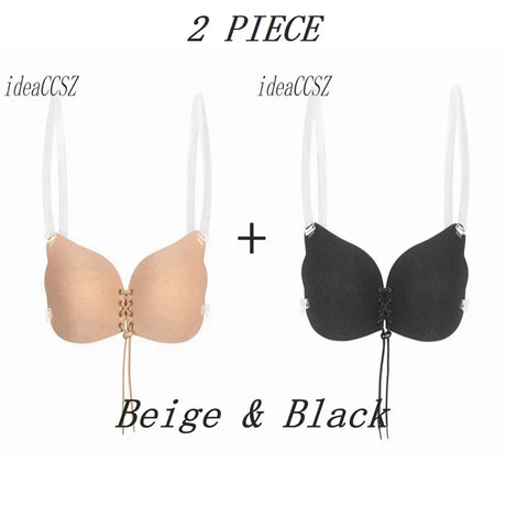 Underwear Women Self Adhesive Bras Female Nubra Magic Bra Invisible Push Up Silicone Sticky Fly BH Women Sexy ABCDEF