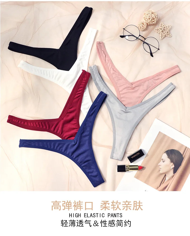 2026 Sexy Simple Low Waist Briefs Women's Wholesale Thong New Hip Lifting Pants
