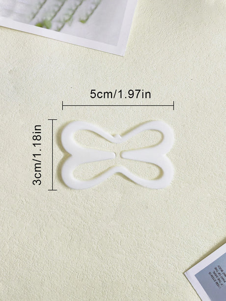 Multiple dragonfly shaped invisible underwear anti slip buckles, cross shoulder strap buckles, bra invisible buckles