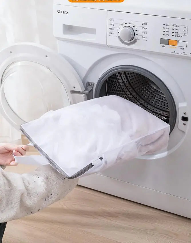 Laundry Hand Bags Reusable Washing Machine Clothing Care Wash Bag Mesh Net Bra Socks Lingerie Underwear Laundry Storage Upgraded