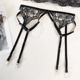 Krasapt New Embroidery 3 Items Sexy Lingerie Set Intimates Porn Female Underwear Uncensored Red Erotic Lingerie Sex Shop