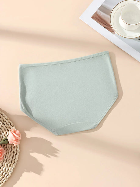 6Pcs Womens High Waist Cotton Briefs Soft Comfortable Breathable Tummy Control Butt Lift Shaping Underwear
