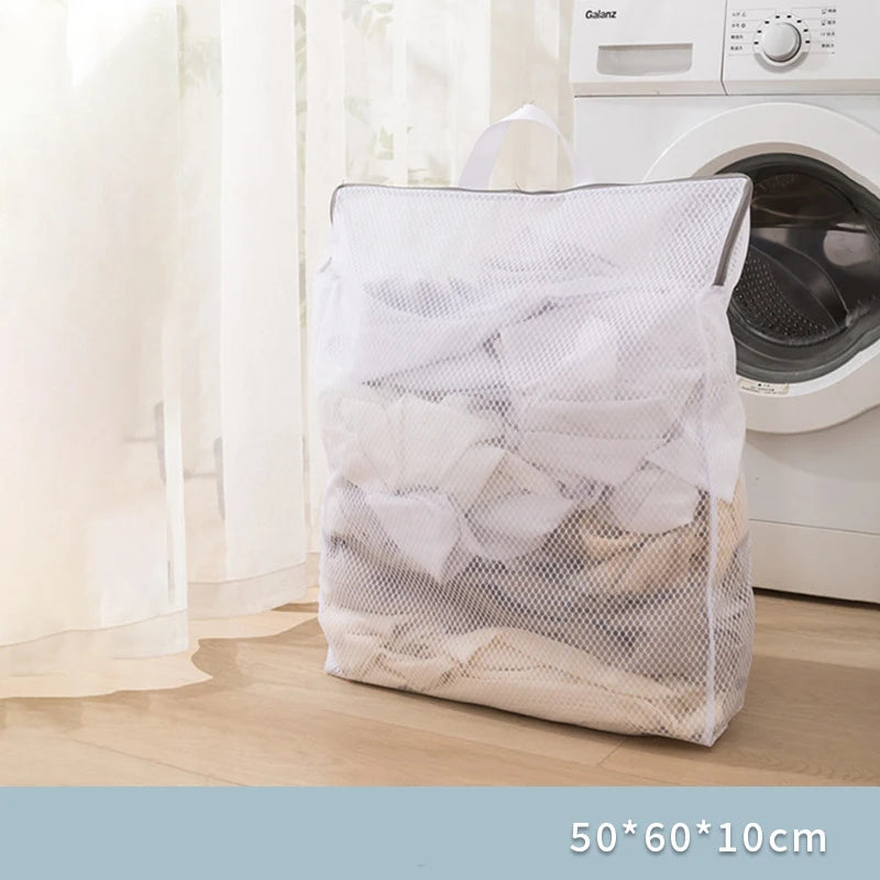 Laundry Hand Bags Reusable Washing Machine Clothing Care Wash Bag Mesh Net Bra Socks Lingerie Underwear Laundry Storage Upgraded