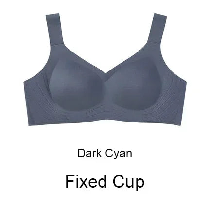 SUJIIN Wireless Seamless Bras for Women Minimizer Invisible Padded Push Up Bras Comfort Soft Support Anti-sagging Bralette Bh