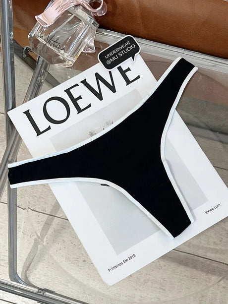 Cotton G String Girls Panties T-back Sexy Women Briefs Thong Underwear Low Waist Seamless Femlae Lingerie Size S-XL