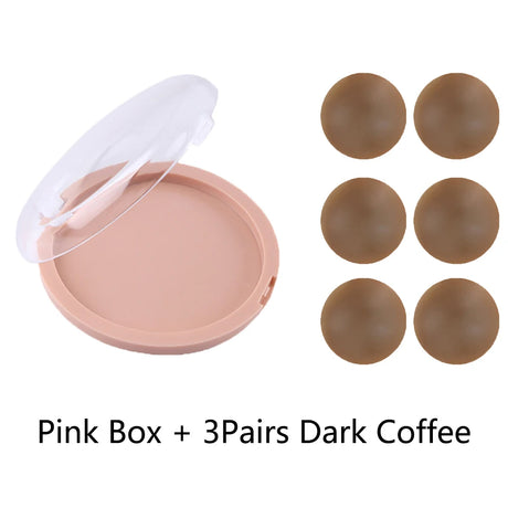 Invisible Nipple Cover Reusable Cover Ups Adhesive Silicone Nipple Pasties For Women Breast Petals Chest Stickers Sticky Bra Pad
