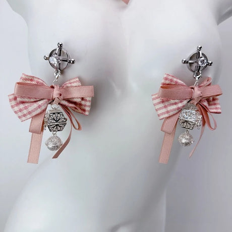 New Erotic Nipple Clamps Pink Collar Bell Body Chain Glowing Fox Tail Butt Plugs BDSM Training Sexy Accessories Adult Sex Toys
